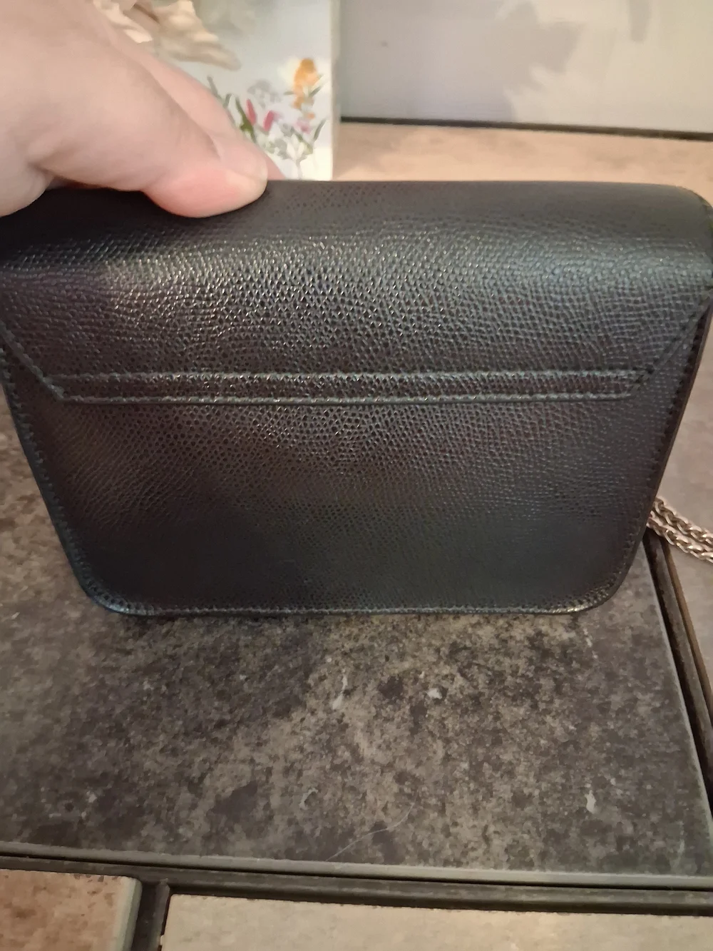 Furla Black Saffiano Leather Metropolis Mini